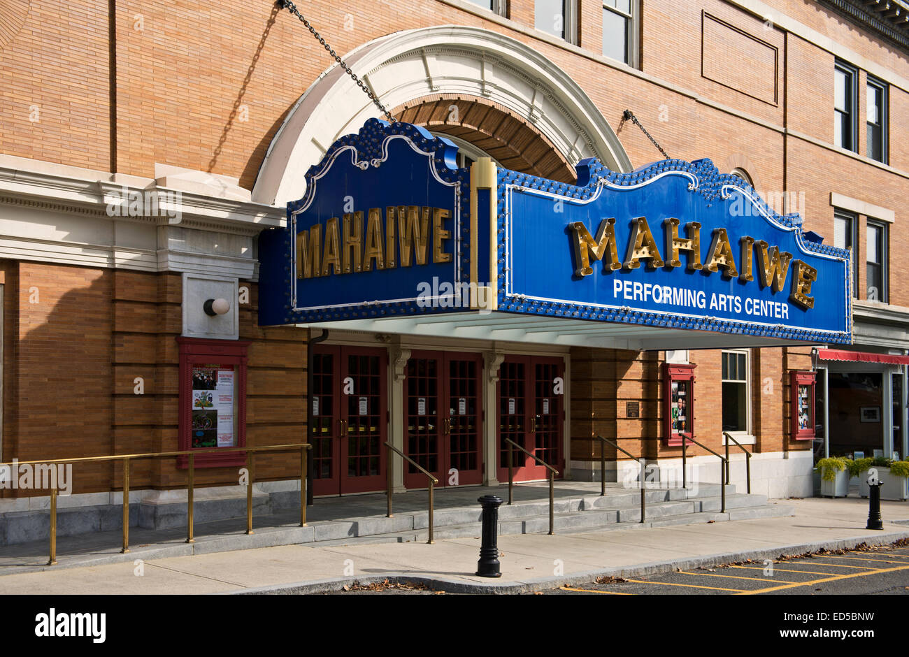 Il Mahaiwe Performing Arts Center nella città di Great Barrington, Massachusetts, Berkshire County, STATI UNITI D'AMERICA Foto Stock