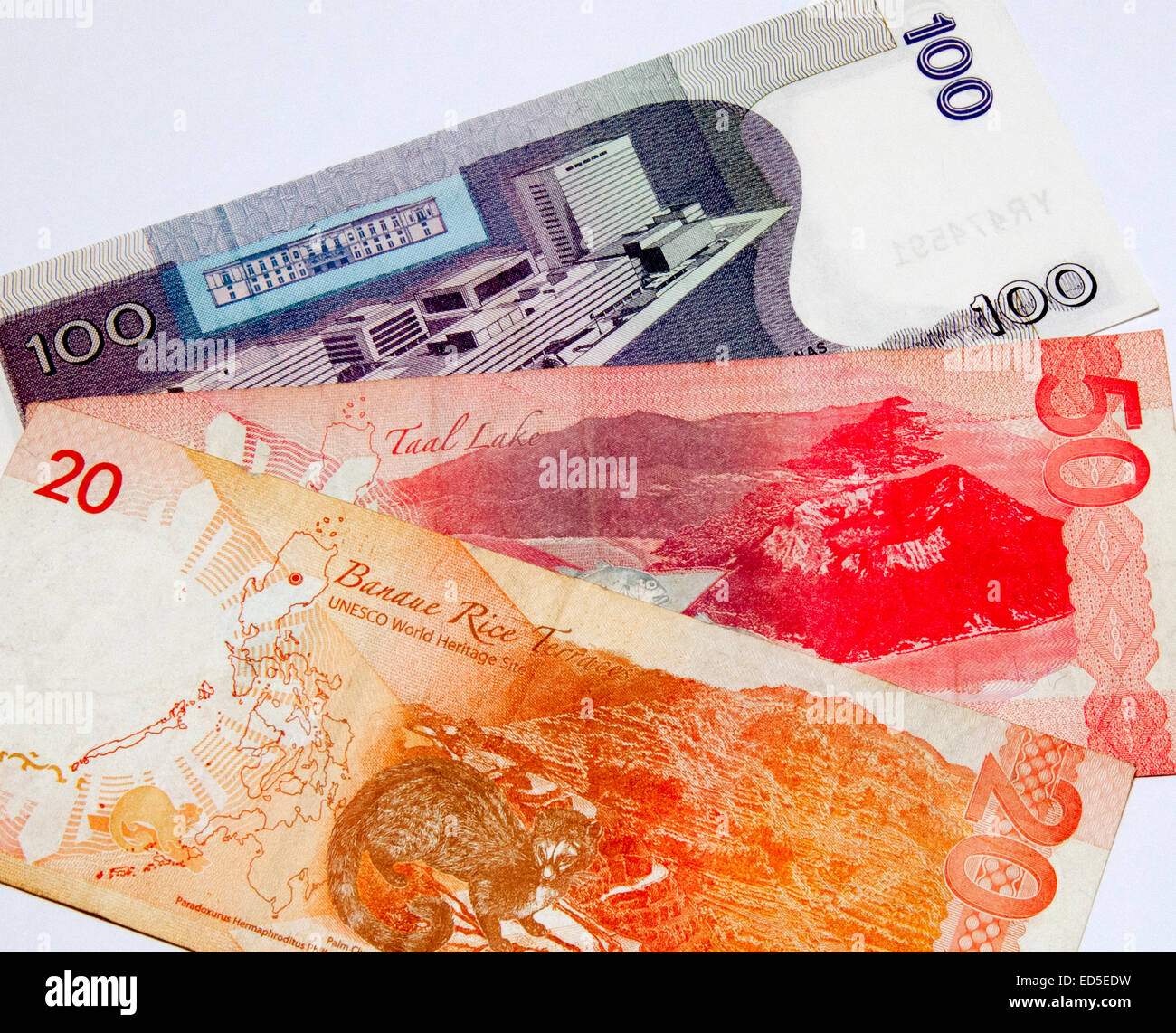 Filippine Banconote Foto Stock