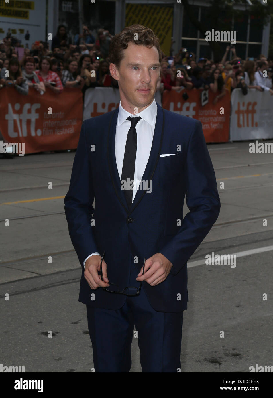 Toronto, ON, Canada. 9 Sep, 2014. Benedetto Cumberbatch alla premiere di 'imitazione' di gioco come parte del 2014 a Toronto International Film Festival. © Dan Herrick/ZUMA filo/Alamy Live News Foto Stock