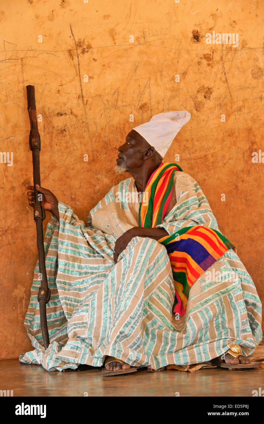 Gambarrana Yahaya Wuni (Paramount chief), Gambaga, Ghana Foto Stock