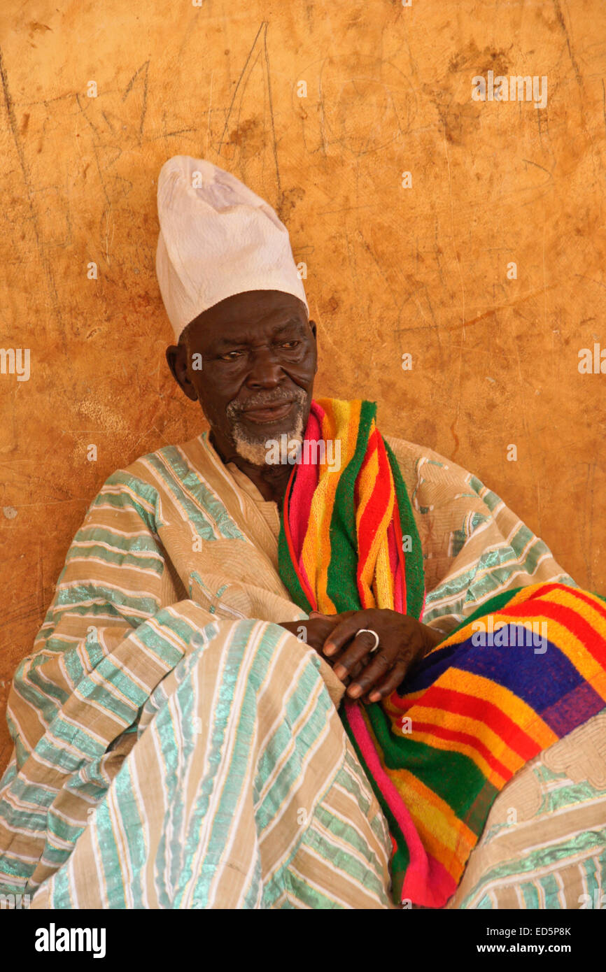 Gambarrana Yahaya Wuni (Paramount chief), Gambaga, Ghana Foto Stock