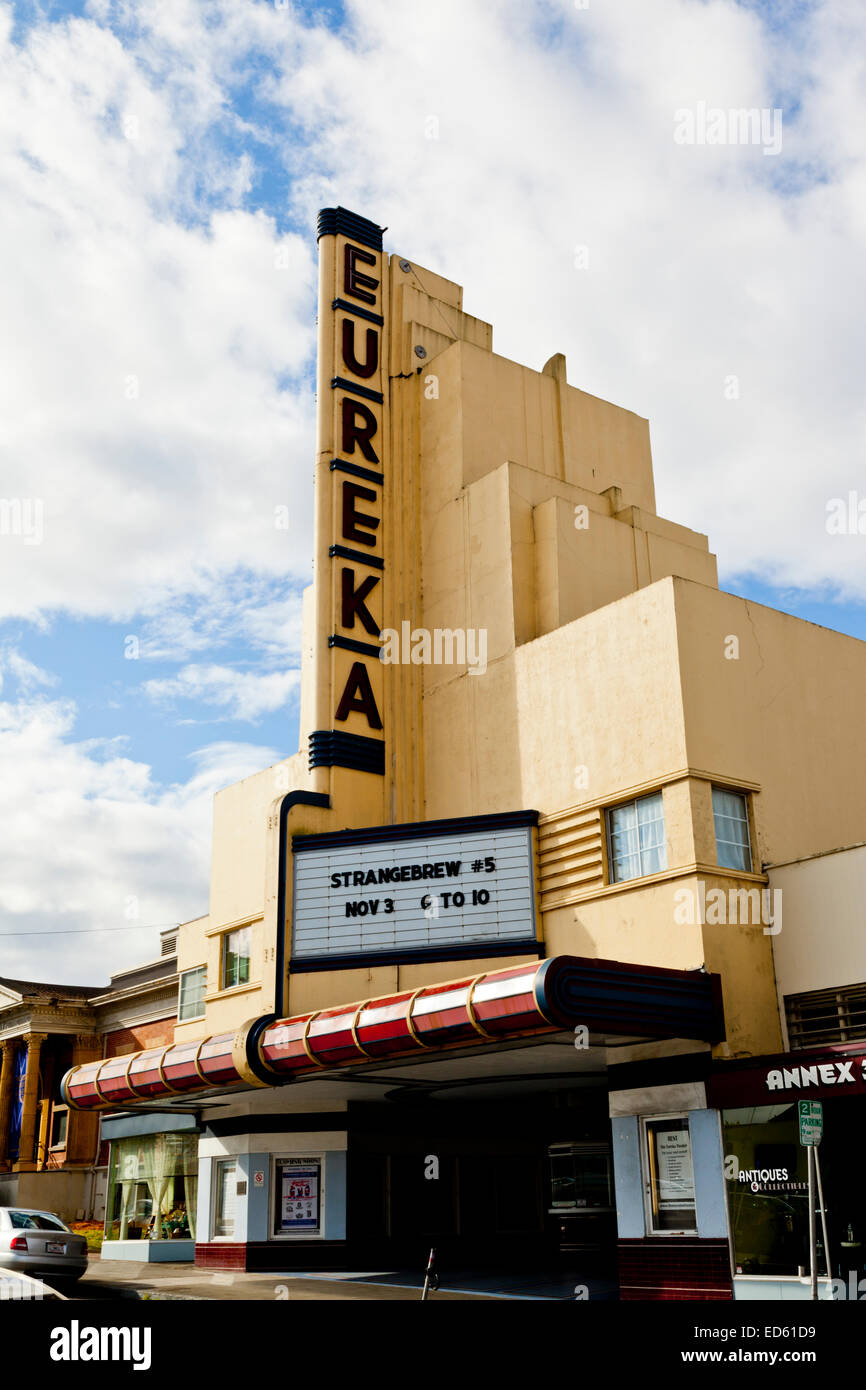 Eureka Movie Theater, Eureka City Humboldt County California USA Foto Stock