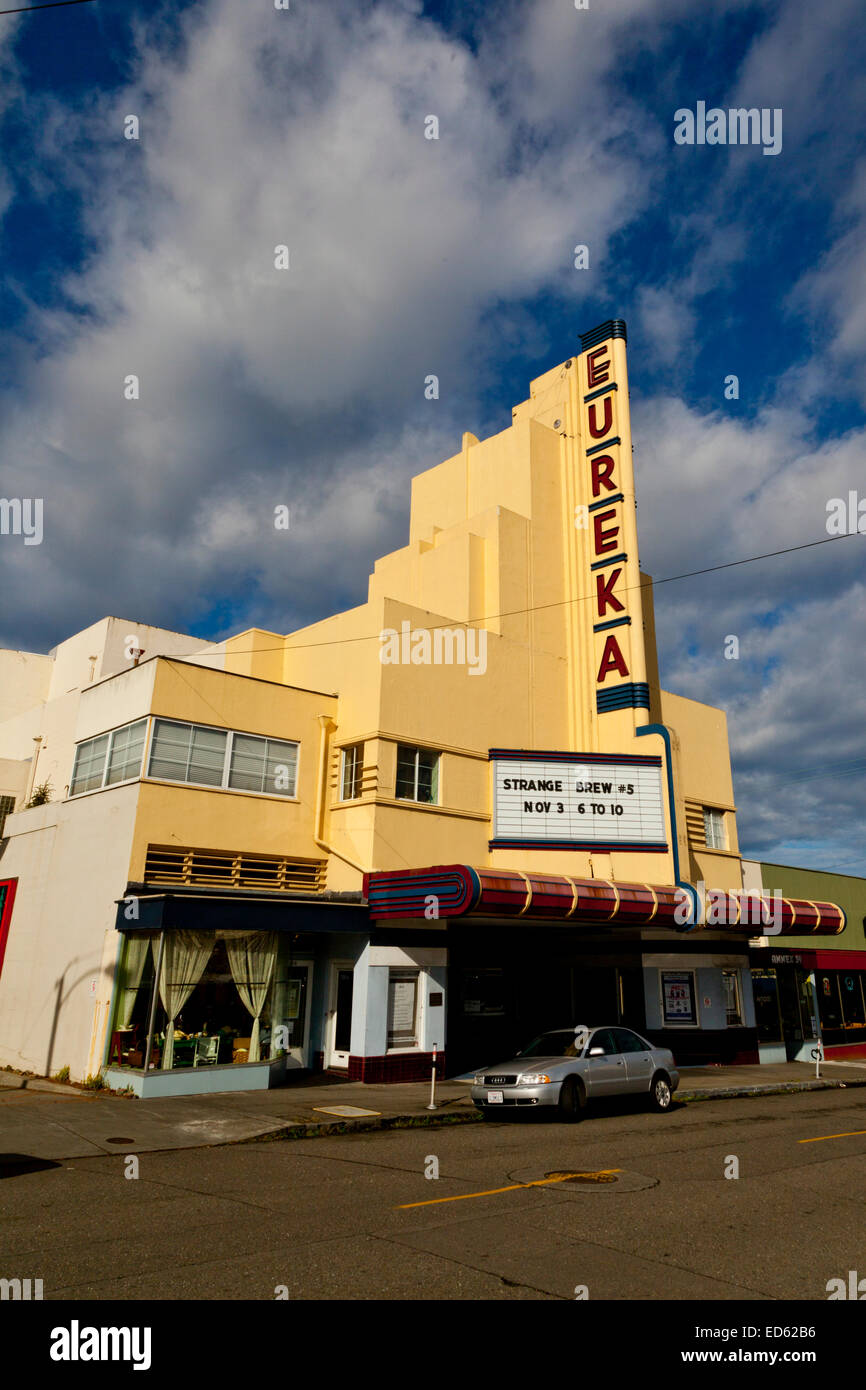 Eureka Movie Theater, Eureka City Humboldt County California USA Foto Stock