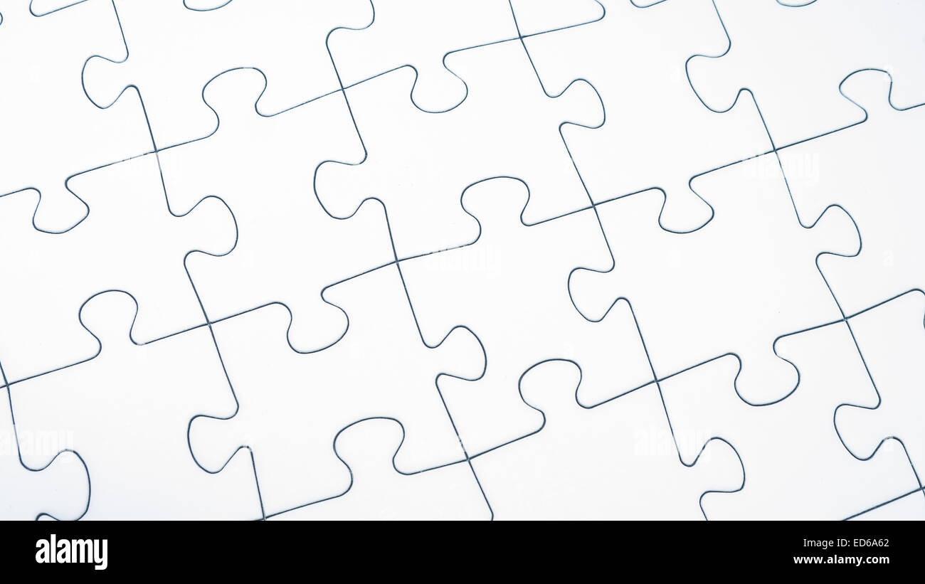 Puzzle senza giunture, vuoto bianco (fondo Foto stock - Alamy