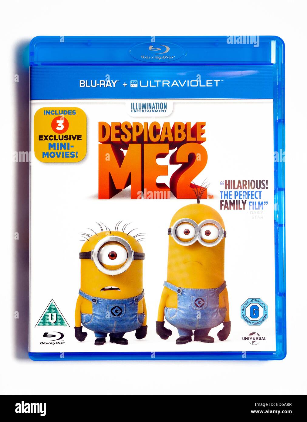 Spregevole me2 blu ray in formato Foto Stock