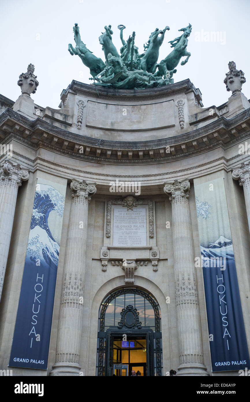 Grand Palais entrata Foto Stock