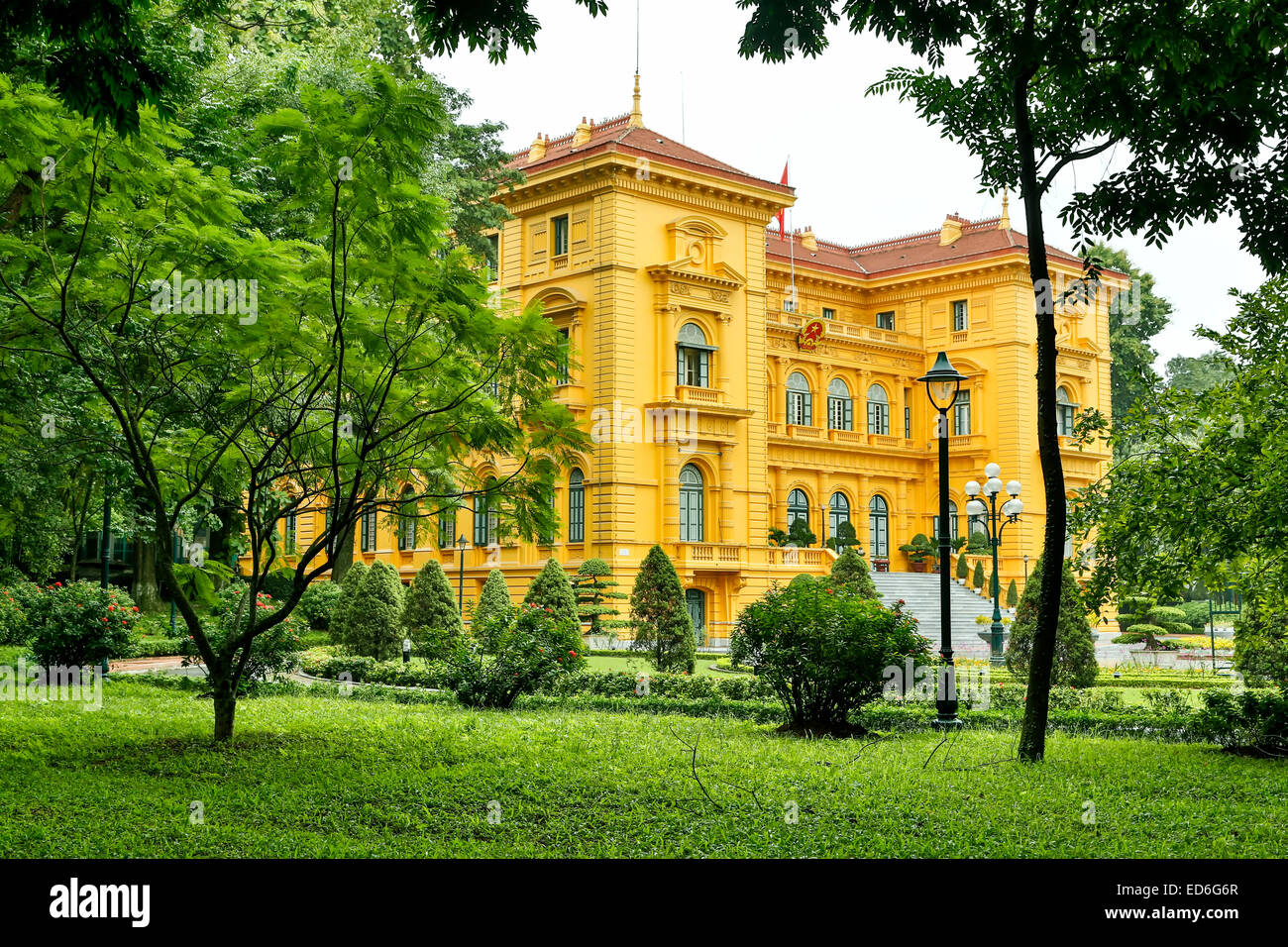 Palazzo Presidenziale, Hanoi, Vietnam Foto Stock