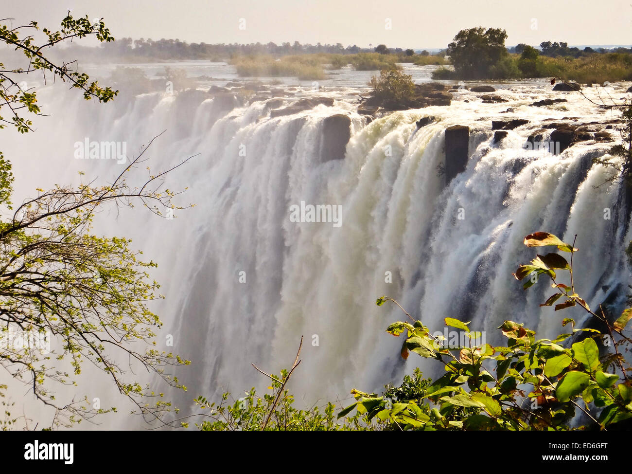 Victoria Falls, Zambia Foto Stock