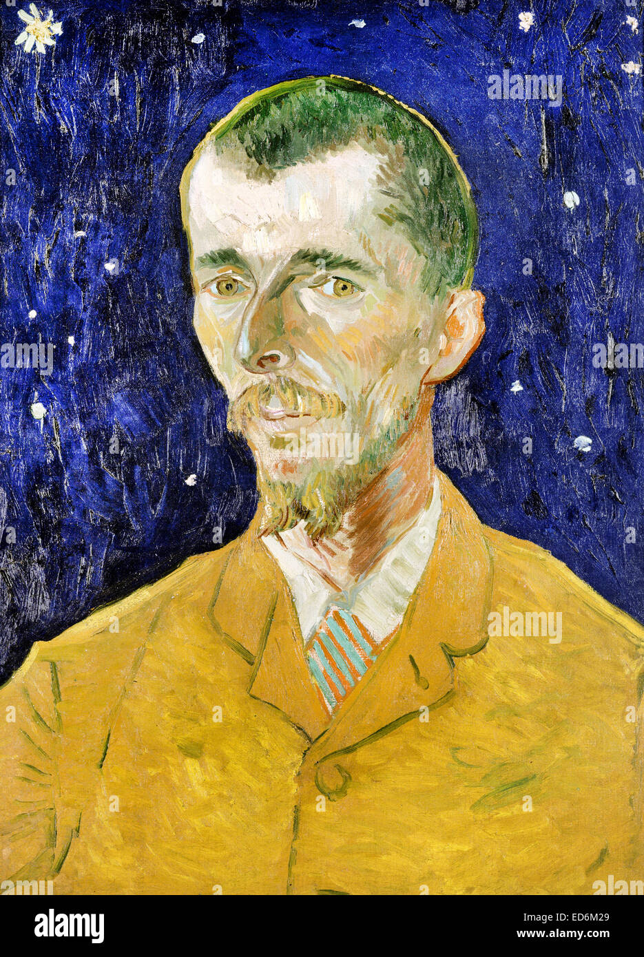 Vincent van Gogh, Eugene Boch 1888 olio su tela. Musee d'Orsay, Parigi,  Francia Foto stock - Alamy
