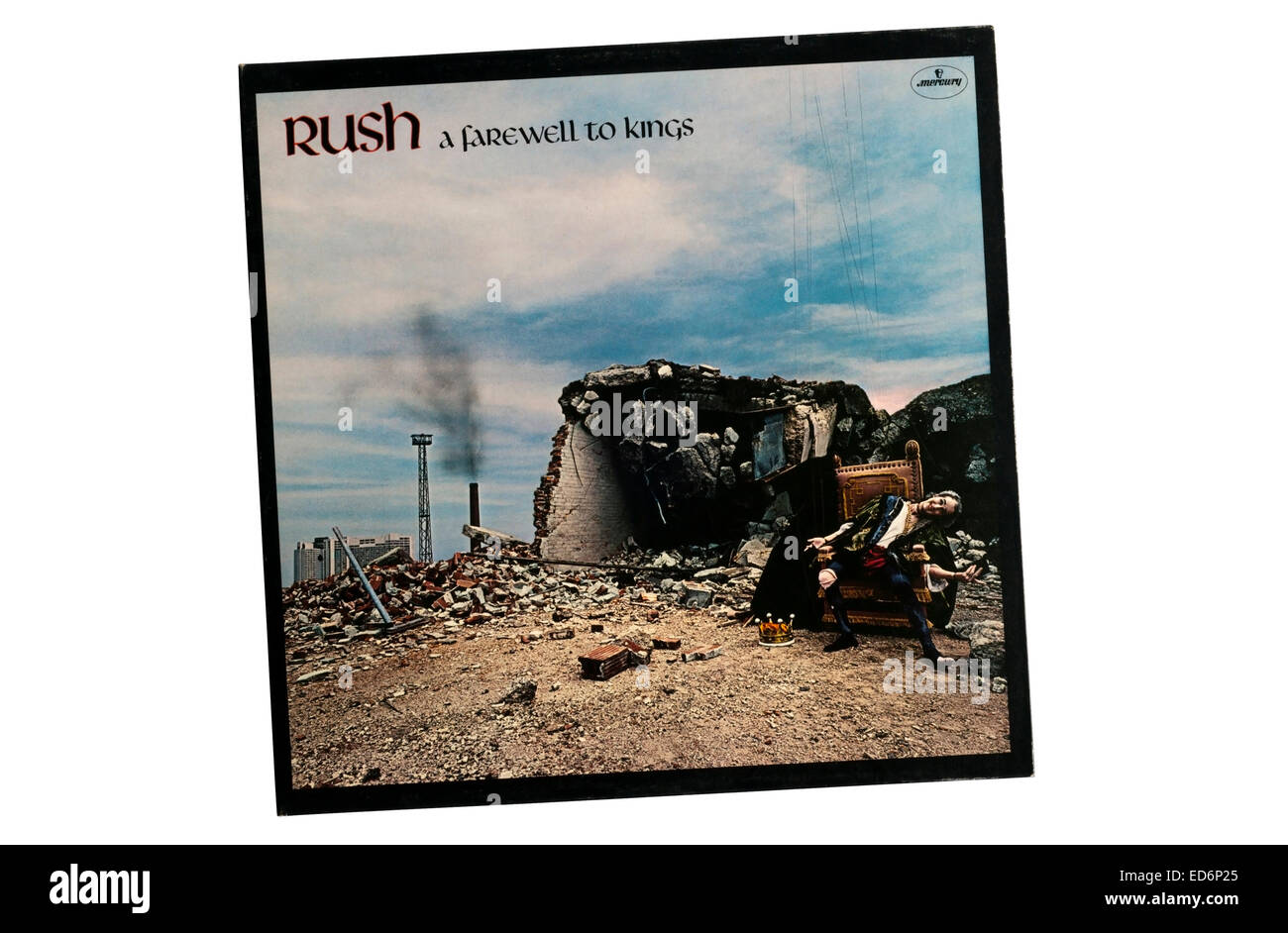Un addio al re è stato il quinto album in studio dal canadese rock band Rush, rilasciato nel 1977. Foto Stock