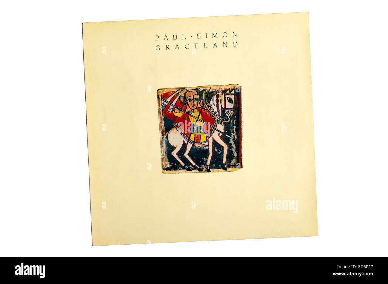 Graceland era il settimo album in studio dal musicista americano Paul Simon, rilasciato nel 1986. Foto Stock