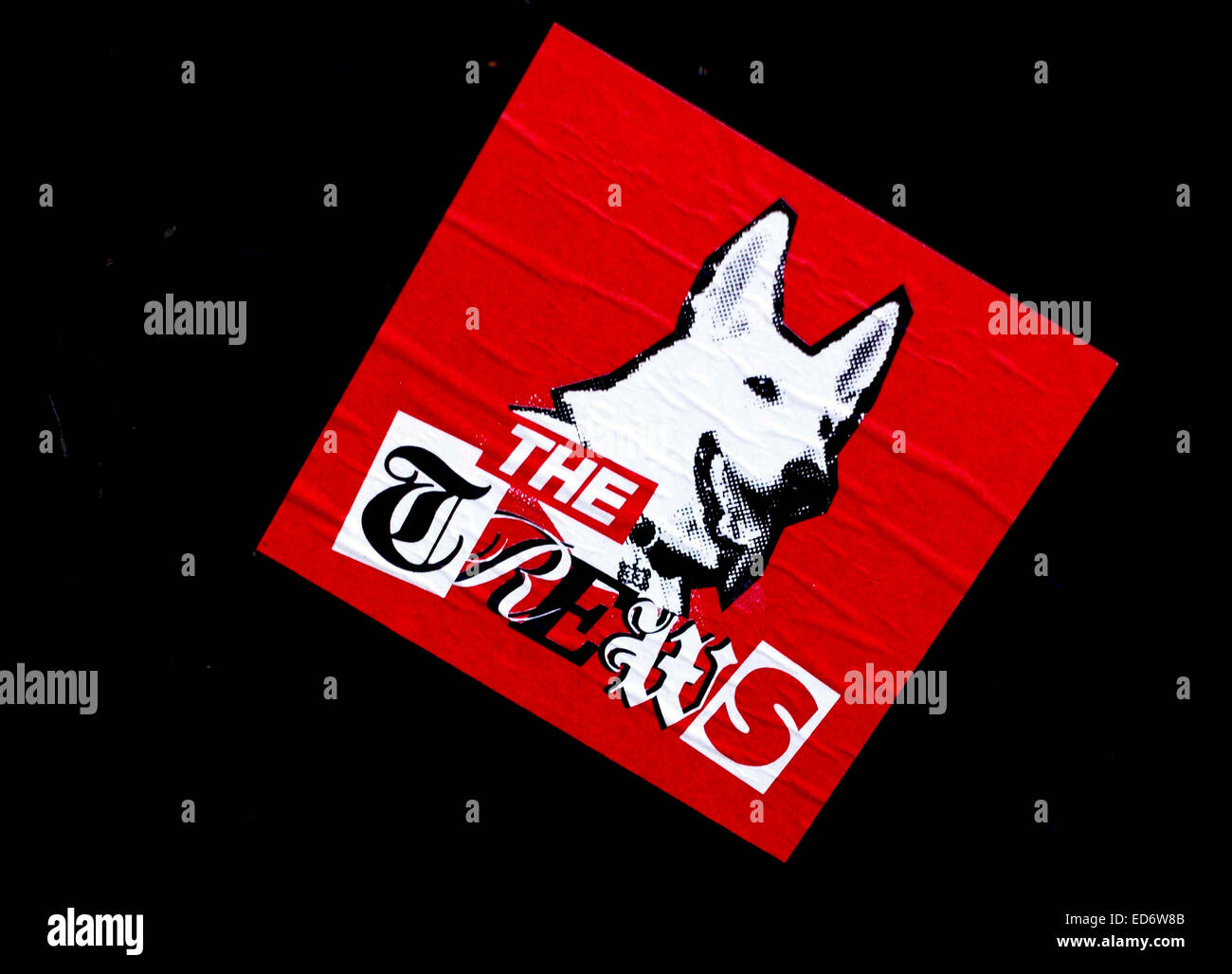 Logo per la marca di Russell 'L' Trews YouTube canale televisivo, Londra Foto Stock