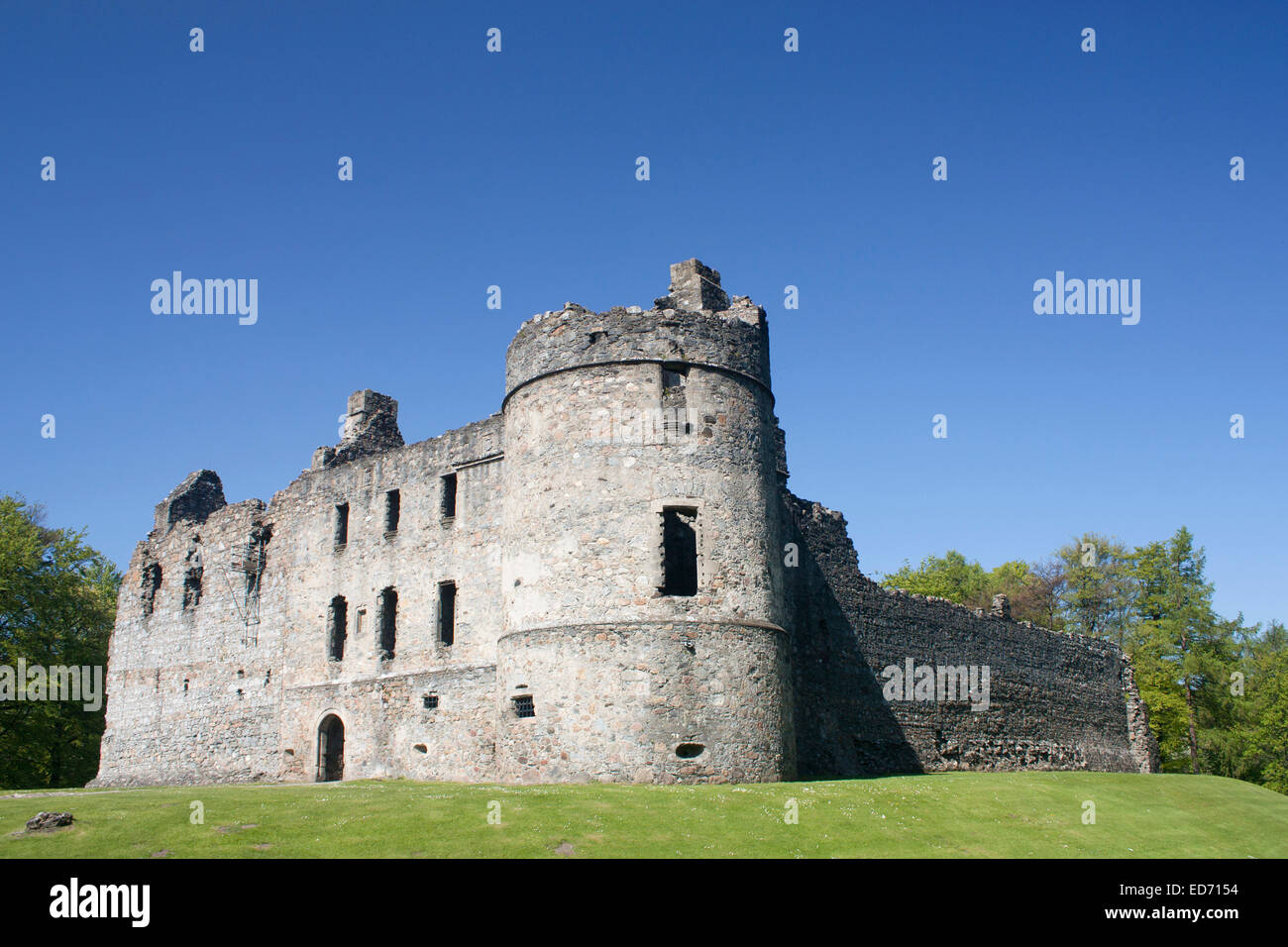 Regno Unito, Scozia, Grampian, vicino a Dufftown, Balvenie rovine del castello Foto Stock