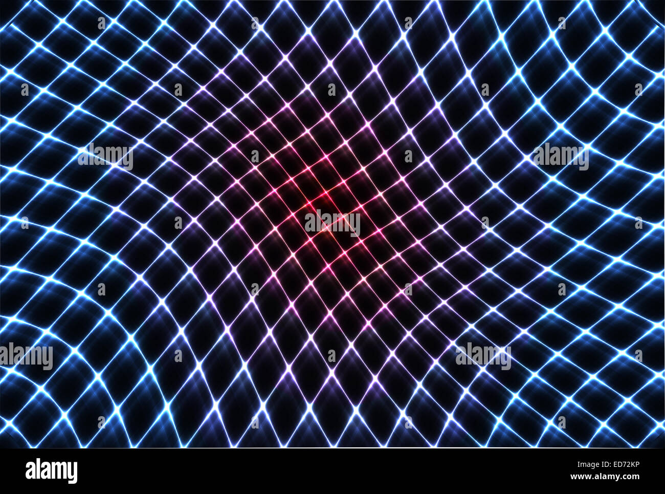 Abstract - sfondo blu plaid con macchia rossa Foto Stock Abstract - sfondo blu plaid con macchia rossa Foto Stock