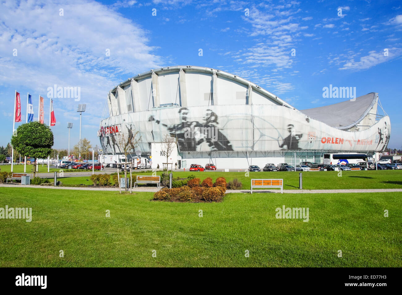 Orlen Arena centro sportivo e di animazione in Plock Polonia Foto Stock