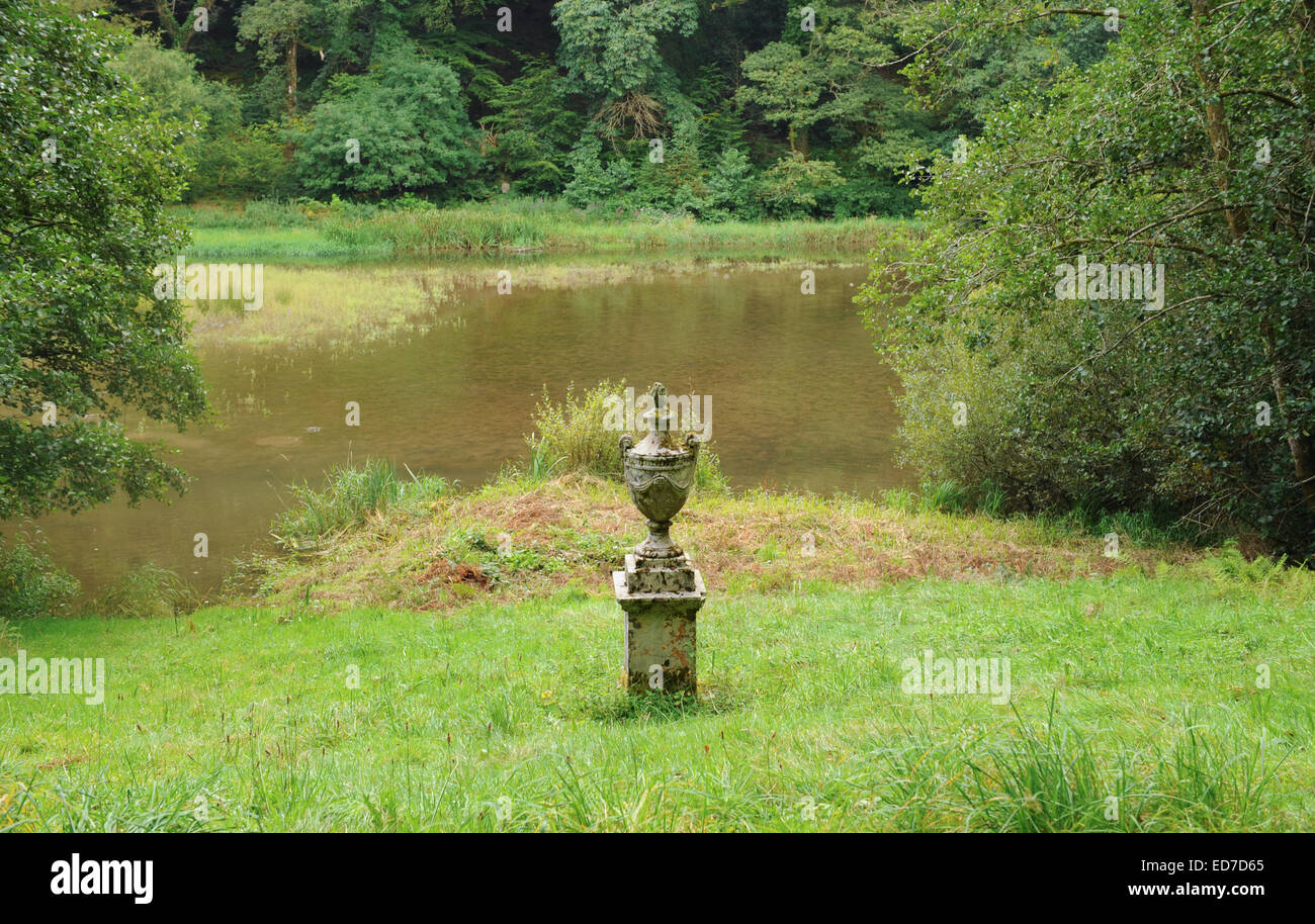 Alla Corte di Arlington, Barnstaple, Devon, Inghilterra, Regno Unito Foto Stock