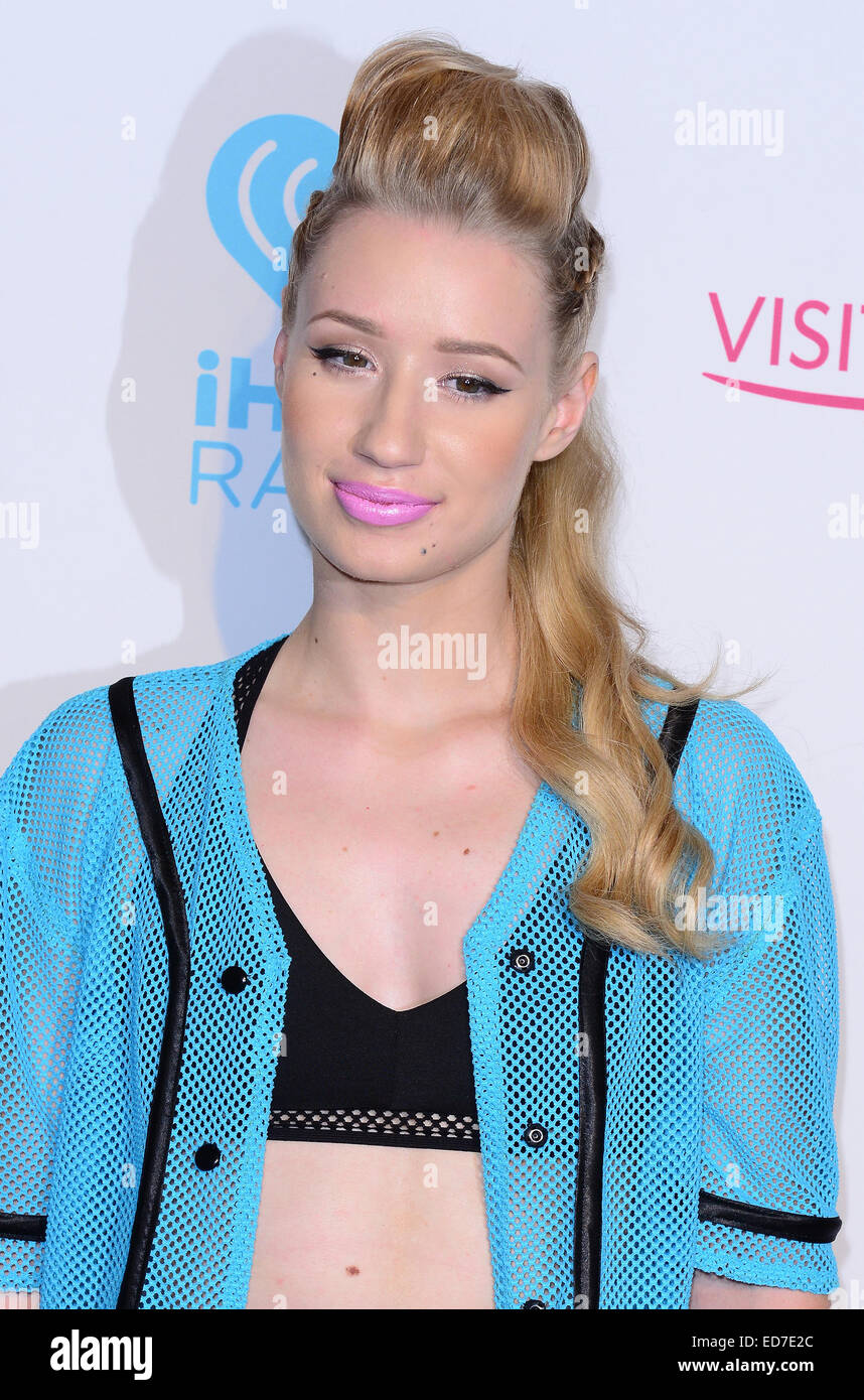 3° iHeartRadio annuale Ultimate party in piscina presentato da Visit Florida a Fontainebleau Miami Beach con: Iggy Azalea dove: Miami Beach, Florida, Stati Uniti quando: 27 Giu 2014 Foto Stock