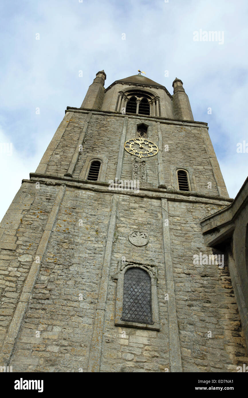 San Giovanni Battista, Chiesa anglosassone, Barnack, Northamptonshire Foto Stock
