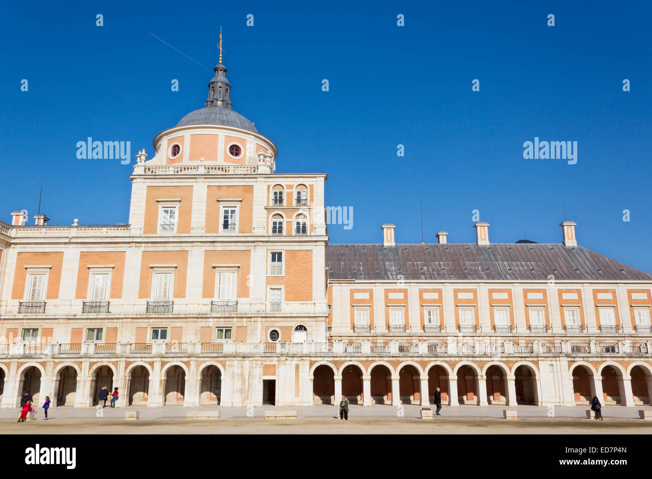 Il Palazzo Reale di Aranjuez. Aranjuez, Comunità di Madrid, Spagna. Foto Stock