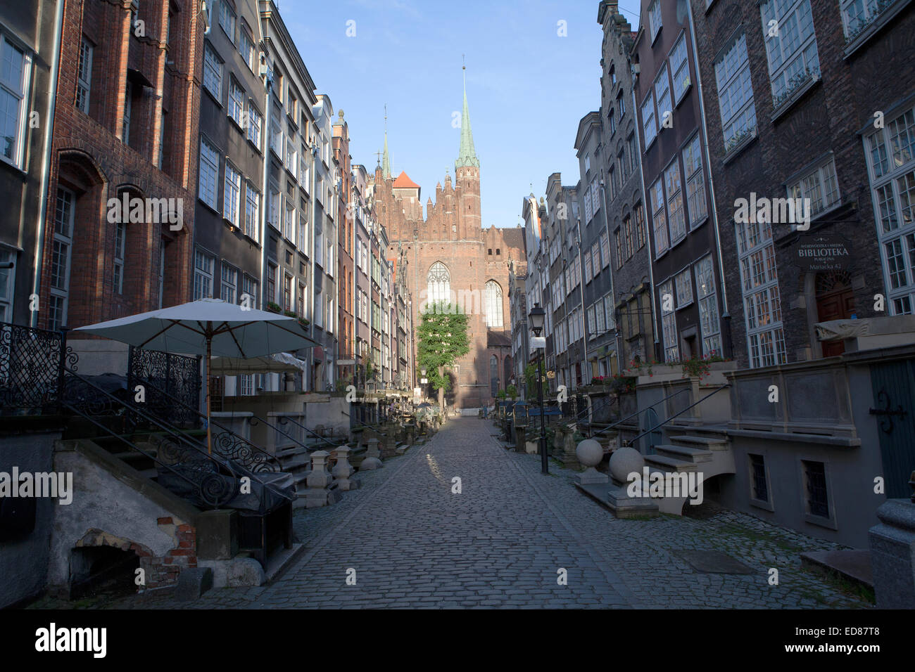 Gdansk, Mariacka Street Foto Stock