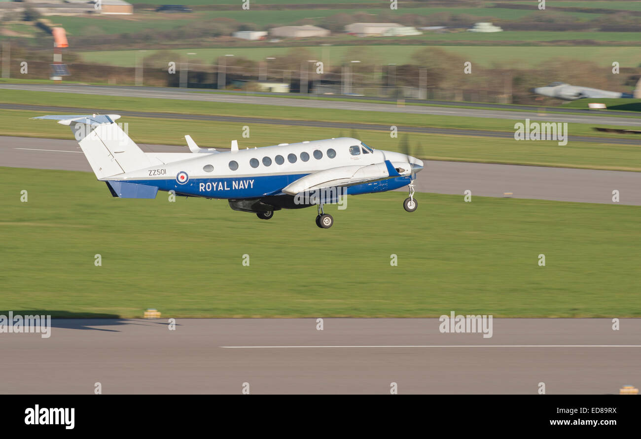 King Air Avenger aeromobili di 750 Squadrone RNAS Culdrose Foto Stock