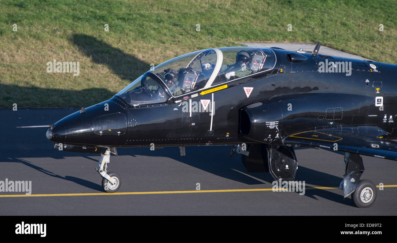 736 Squadrone Royal Navy Hawk T1 Jet Foto Stock