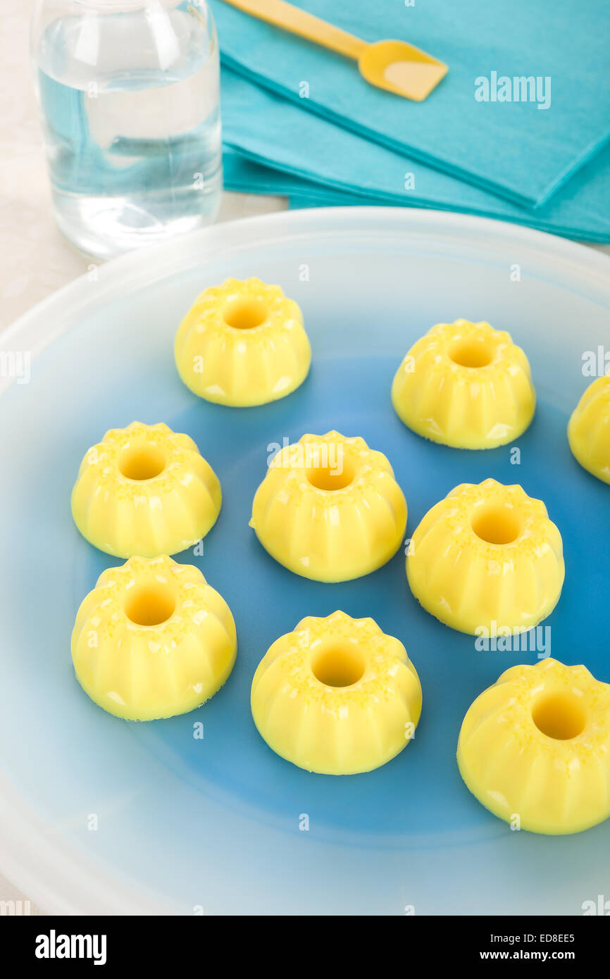 I dessert di gelatina Foto Stock