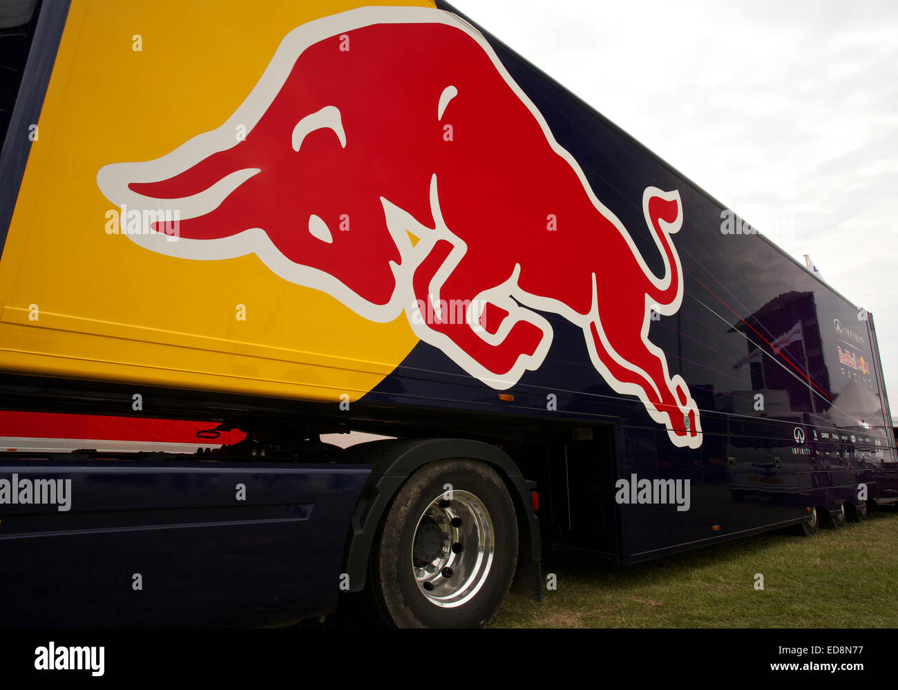 Red Bull F1 Team carrello a Goodwood Festival della velocità 2014 Foto Stock