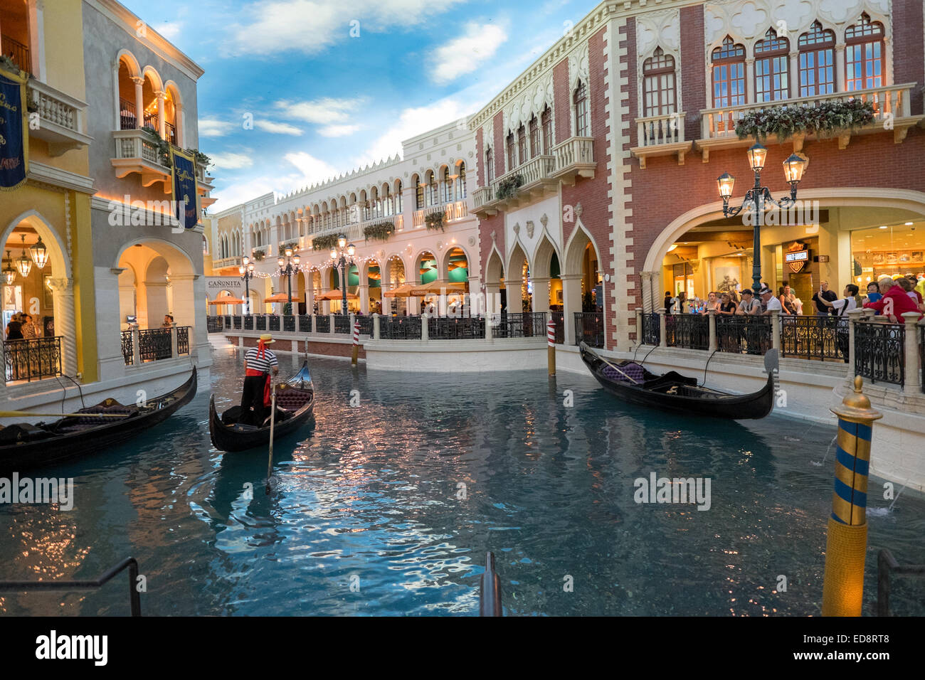 Il Venetian hotel di Las Vegas. Foto Stock