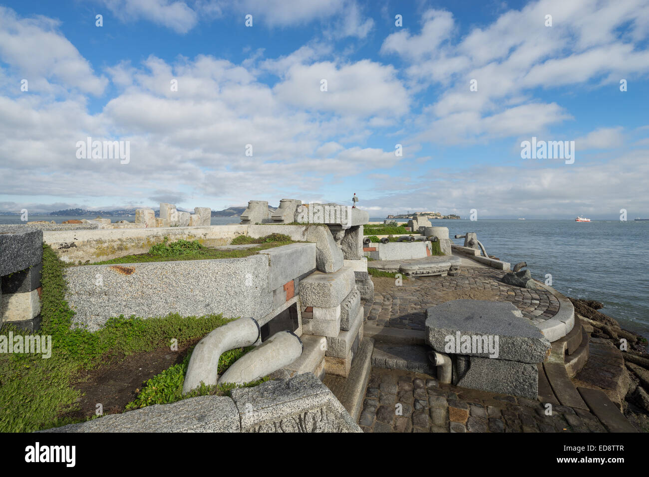 San Francisco, l'Exploratorium organo d'onda, San Francisco, CA. Foto Stock