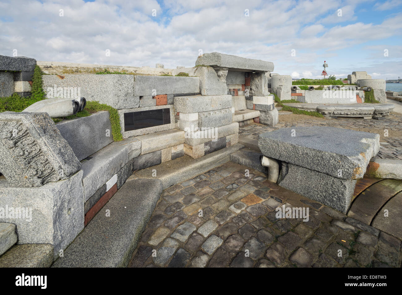 San Francisco, l'Exploratorium organo d'onda, San Francisco, CA. Foto Stock