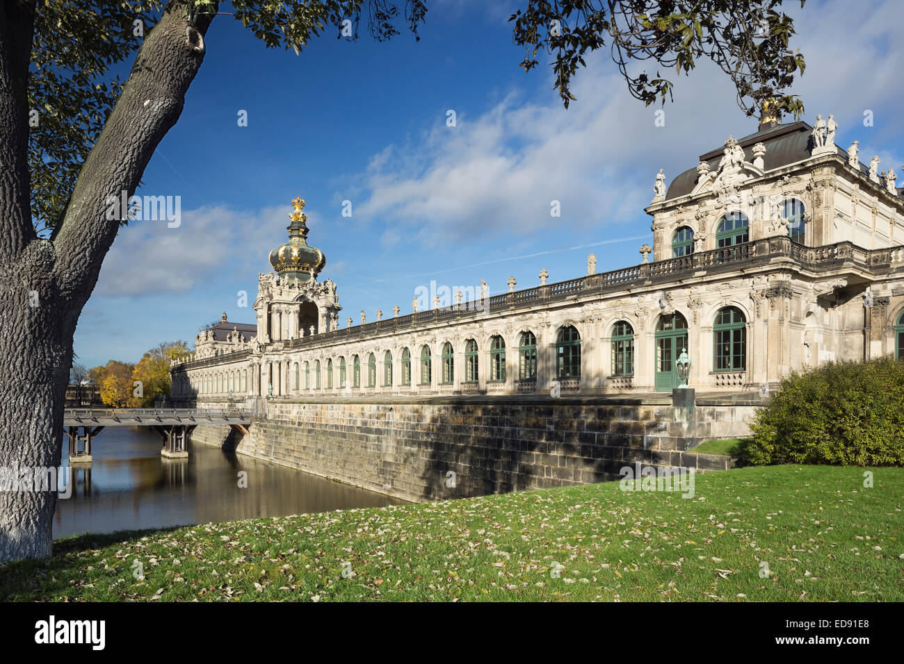 Lo Zwinger e il suo parco Foto Stock