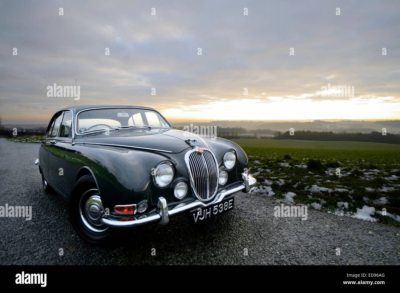 S Type Jaguar 3.4 1967 Foto Stock