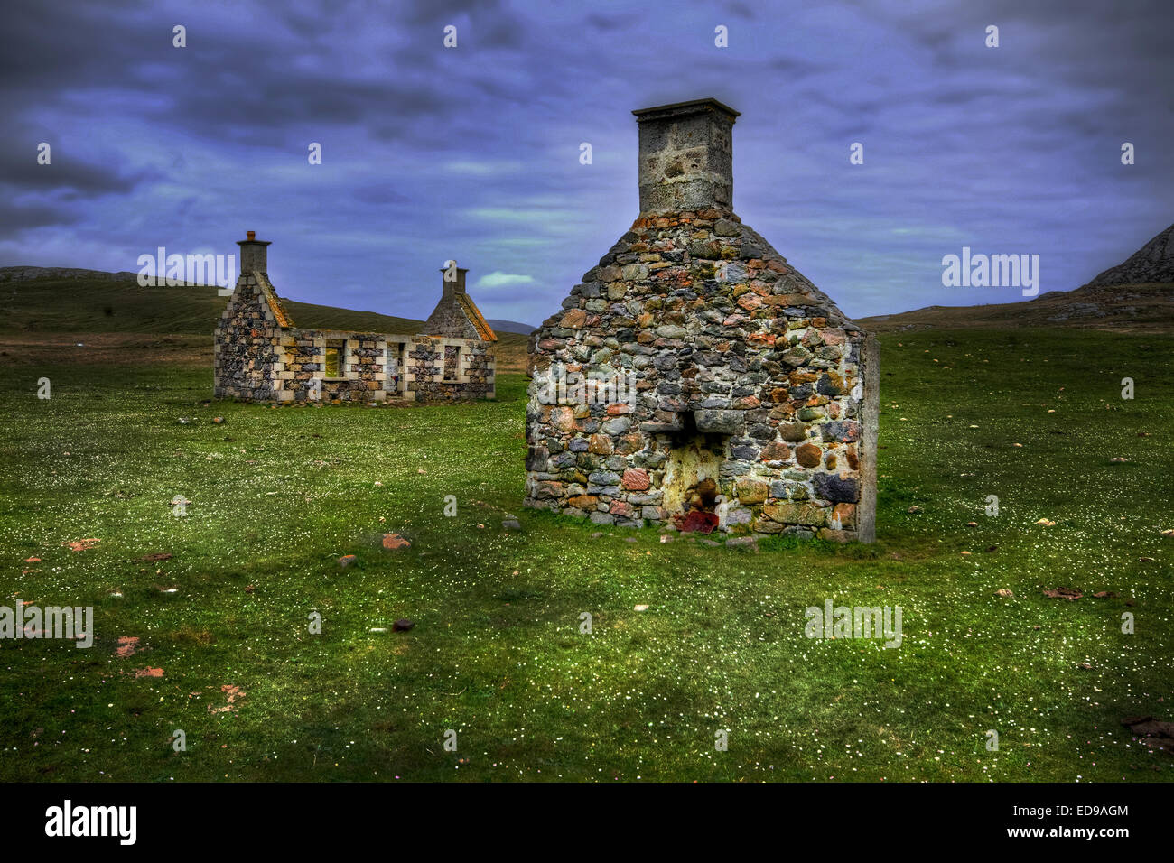 Isola di Lewis, Isle of Harris, Berneray, Northa e Sud Uist, Eriskay, Barra e Vatersay Foto Stock