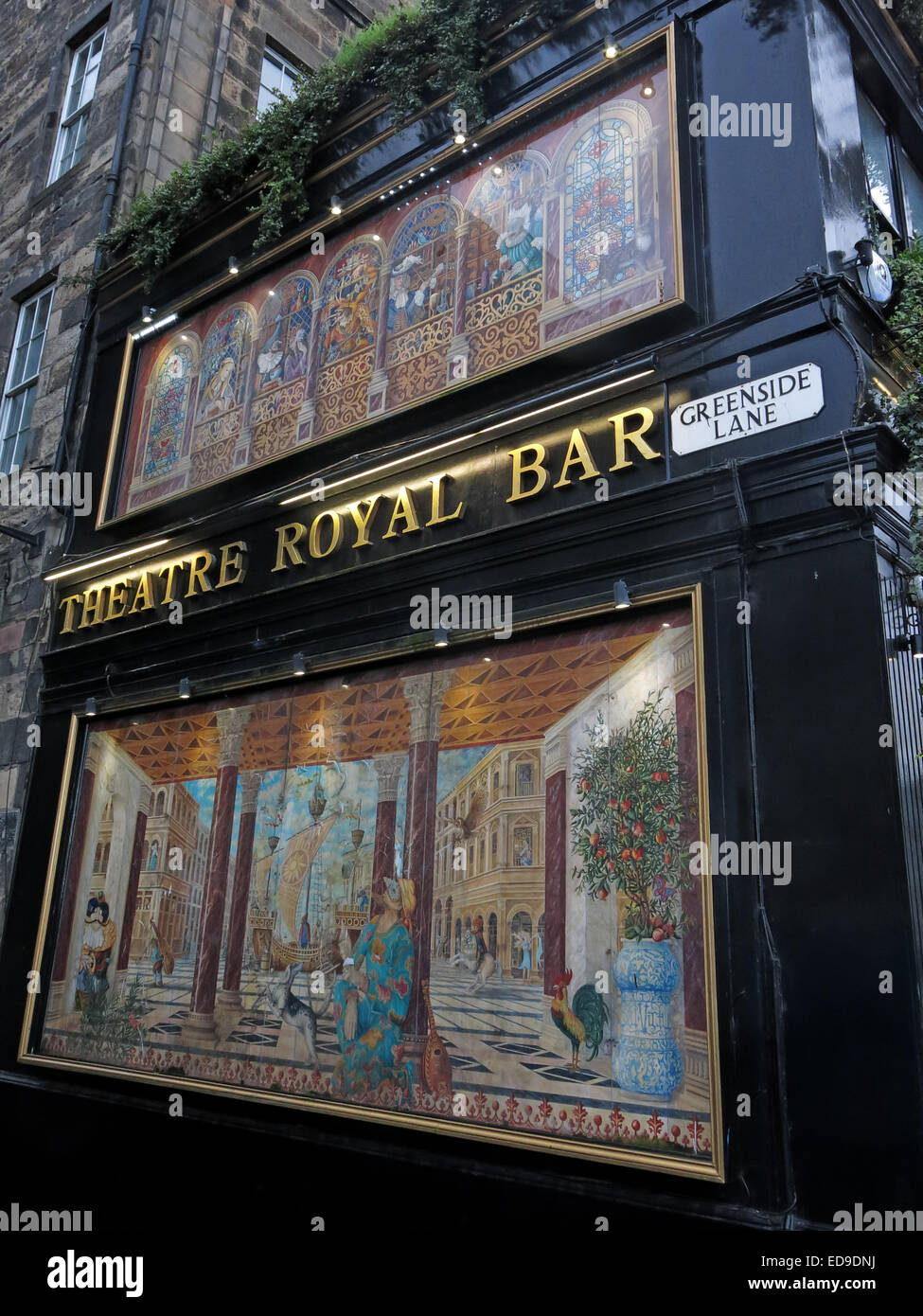 Theatre Royal Bar, Greenside lane, Edimburgo, Scozia, Regno Unito Foto Stock