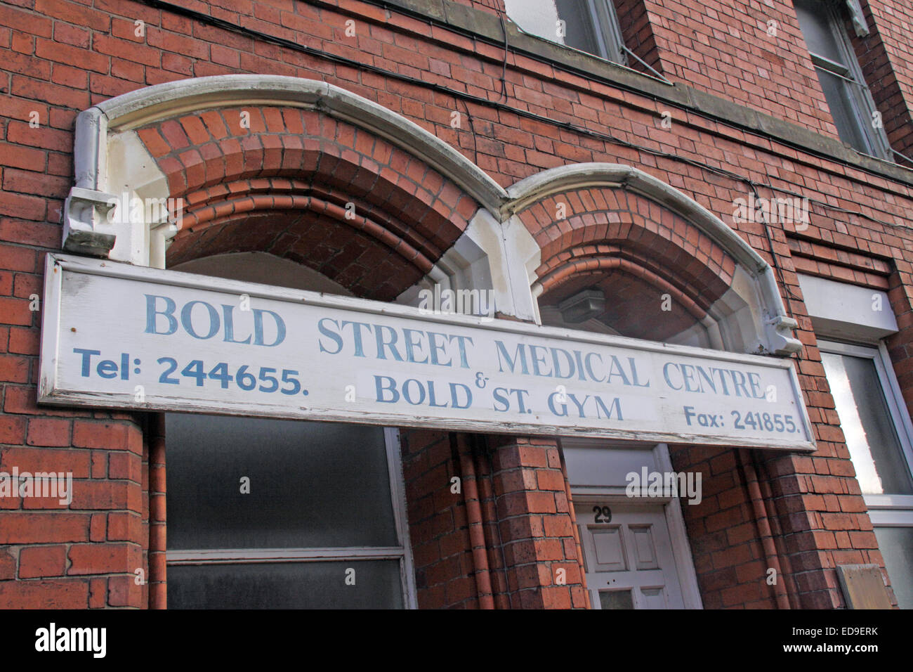 Centro medico, Bold St, Warrington, Cheshire, Inghilterra, Regno Unito Foto Stock