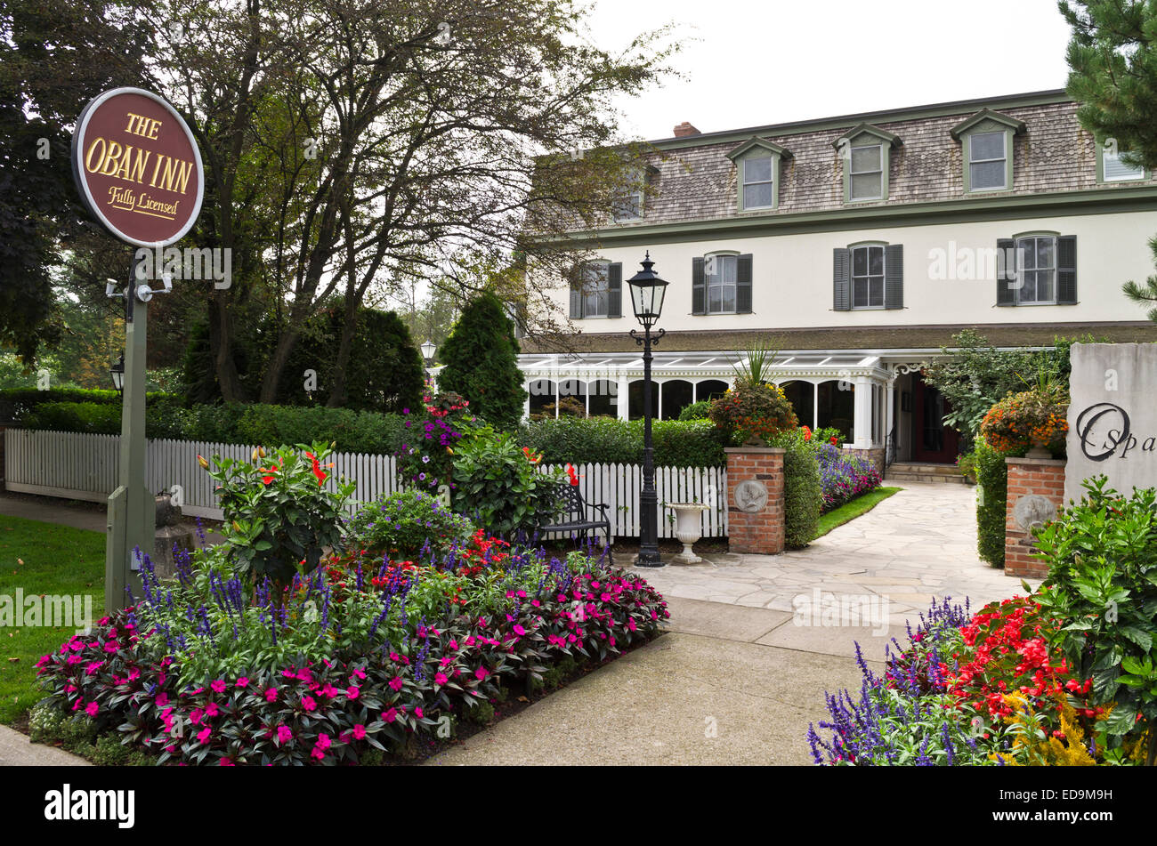 The Oban Inn e ristorante in Niagara-On-The-Lake, ON, Canada Foto Stock