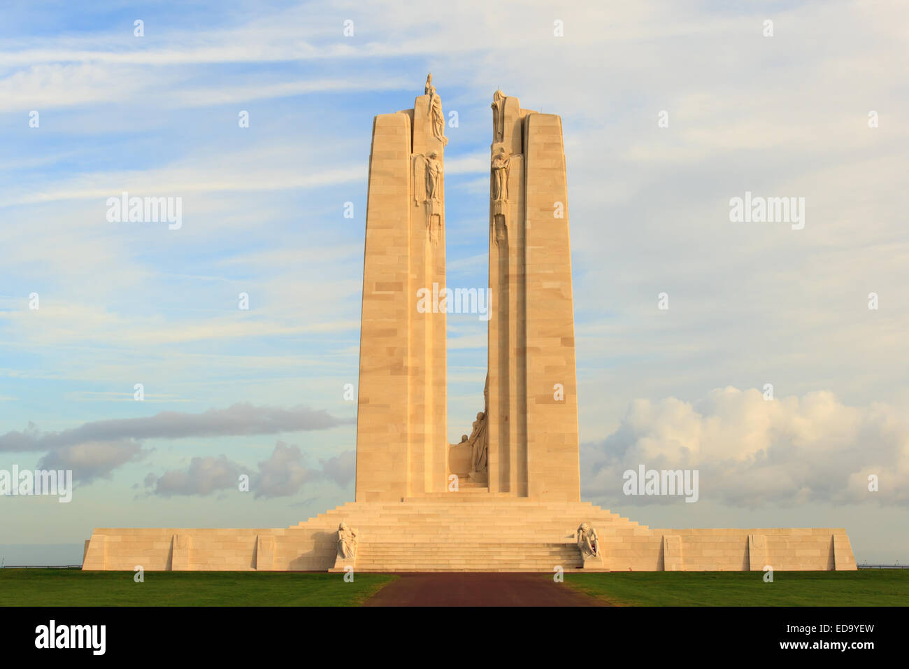 La Canadian National Vimy Ridge Memorial in Francia Foto Stock