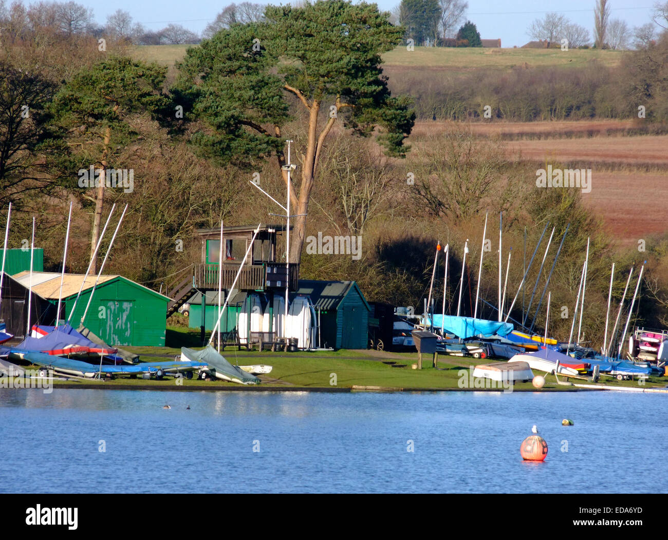 Barnt Green La Vela Club, Bittell superiore serbatoio, Cofton Hackett, Worcestershire, England, Regno Unito Foto Stock