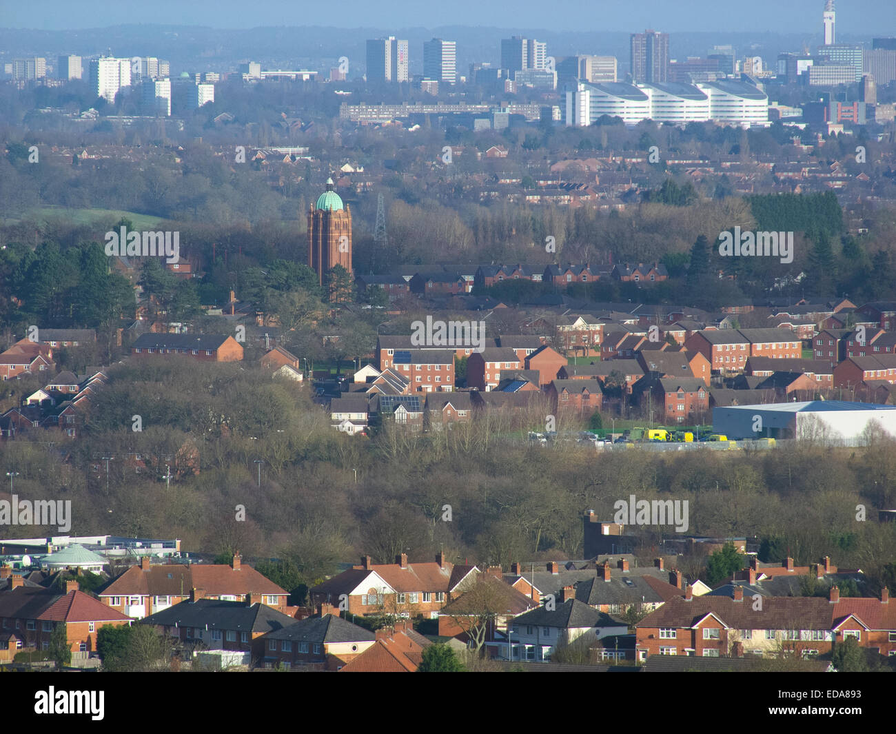 Acqua torre presso l'ex Ospedale di Northfield, Northfield, Birmingham, West Midlands, England, Regno Unito Foto Stock