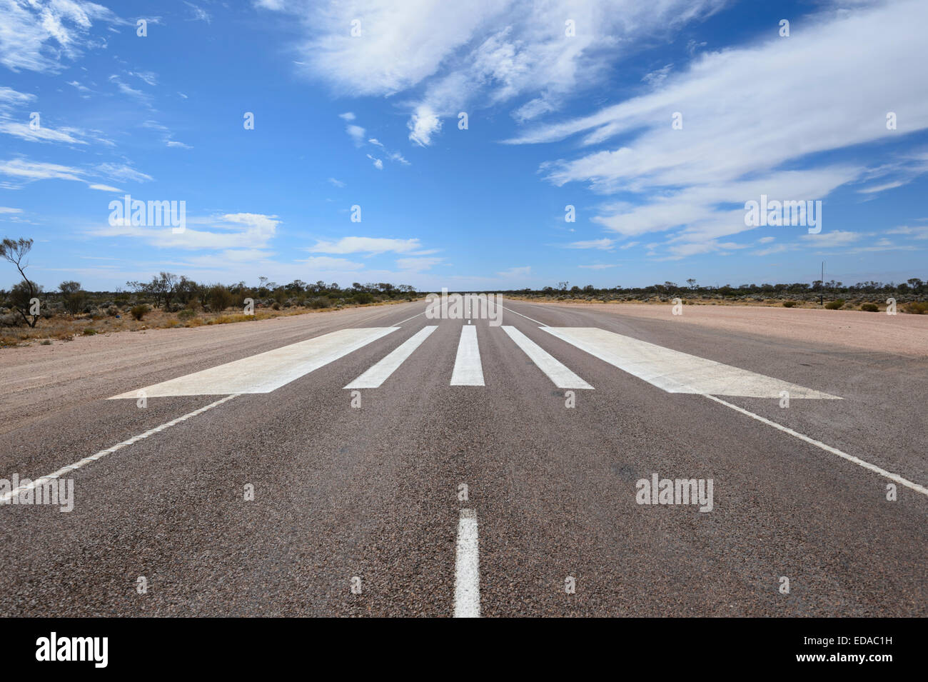 Royal Flying Doctor Service Roadstrip Emergenza, Sud Australia, tra Coober Pedy e Porto Augusta Foto Stock