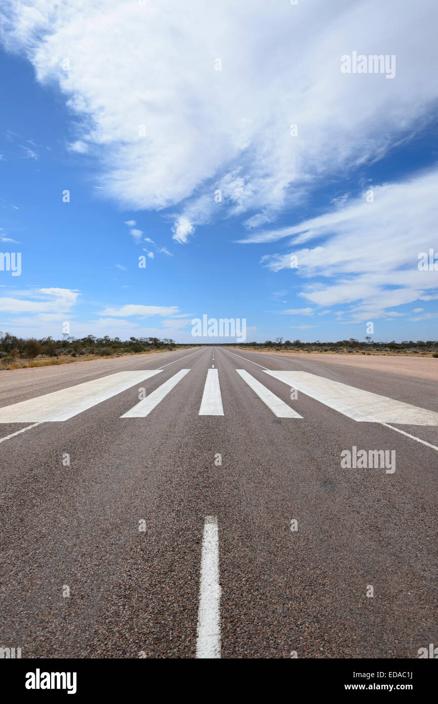 Royal Flying Doctor Service Roadstrip Emergenza, Sud Australia, tra Coober Pedy e Porto Augusta Foto Stock
