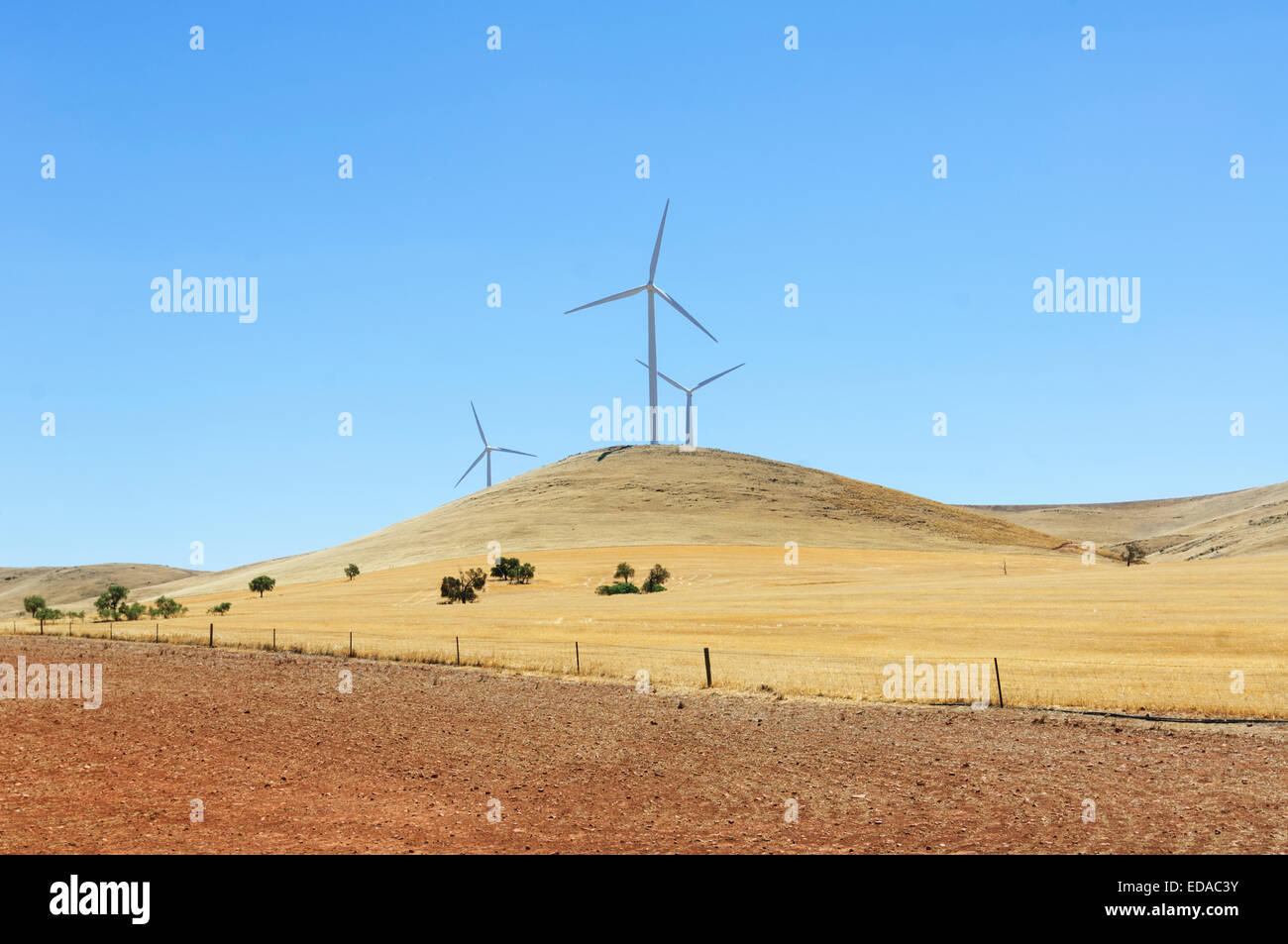 Wind Farm, vicino Flinders Ranges, Sud Australia Foto Stock