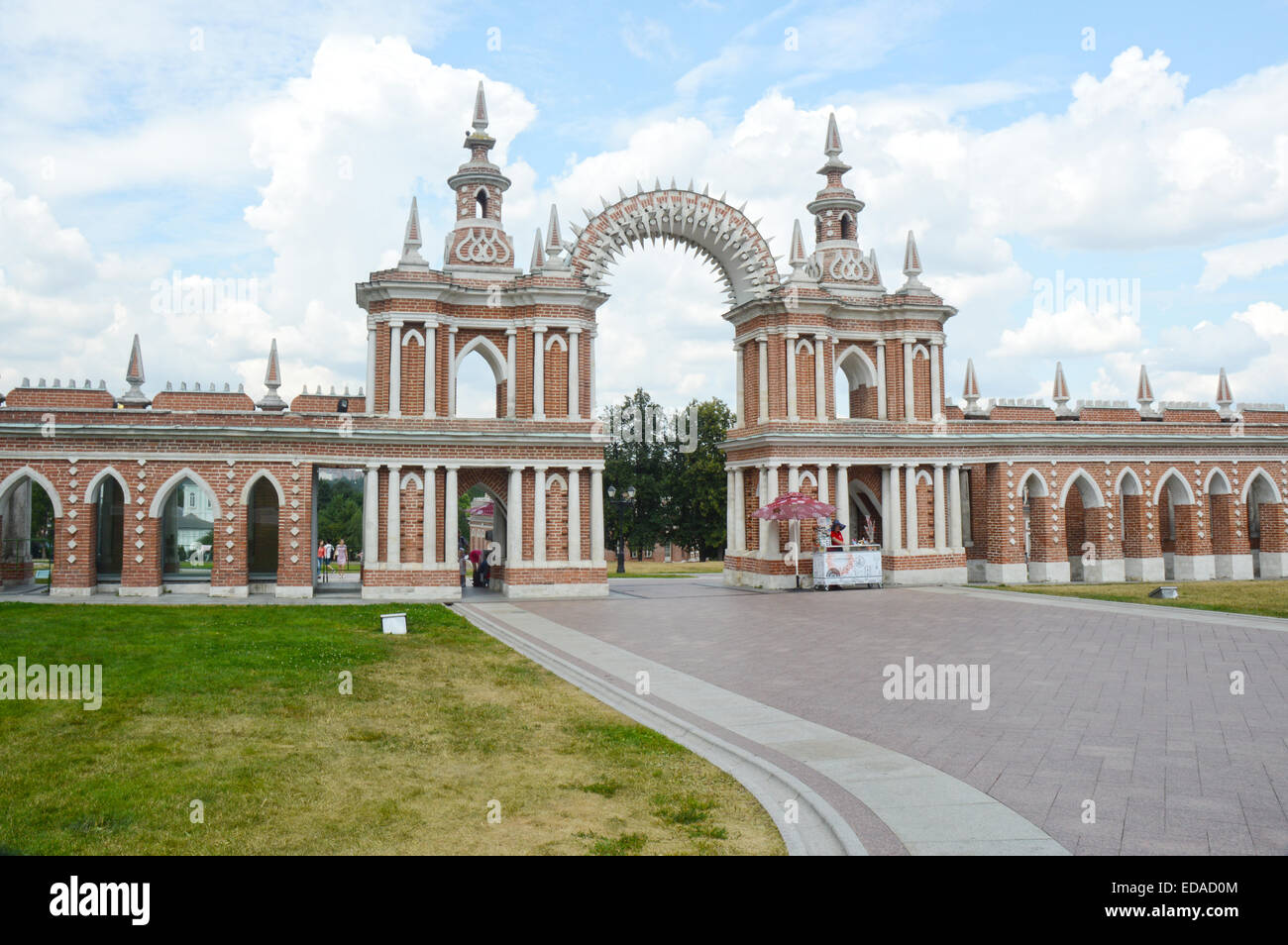 Ensemble Gallery Kuskovo-gate di recinzione architetto Bazhenov 1784-1785 Foto Stock