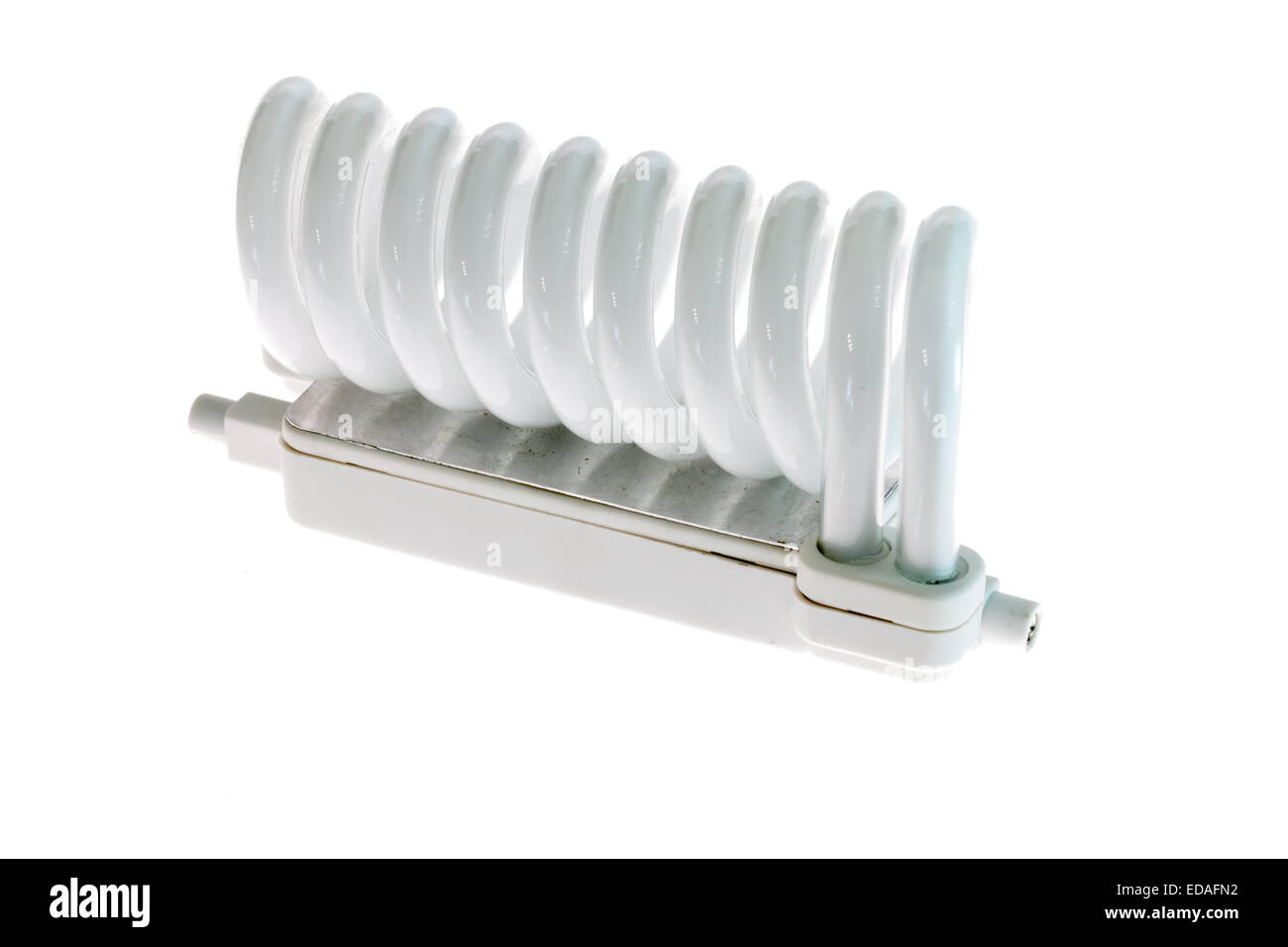 Fluorescente lampada risparmio di varie potenze e forma Foto Stock