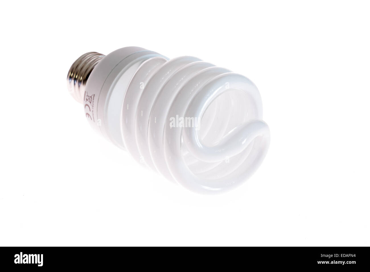 Fluorescente lampada risparmio di varie potenze e forma Foto Stock