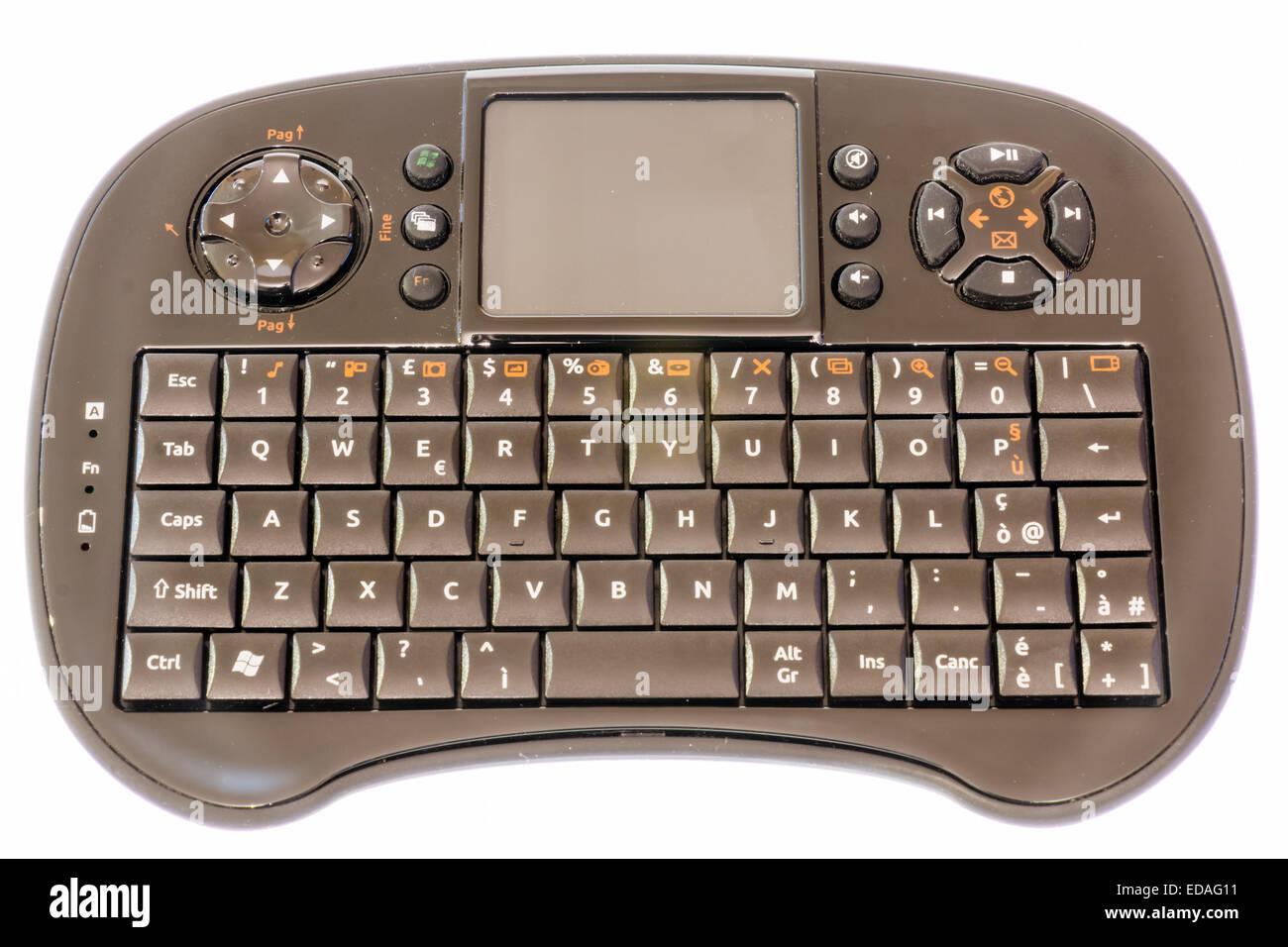 Mini tastiera Bluetooth compatibile con Mac e PC Foto Stock