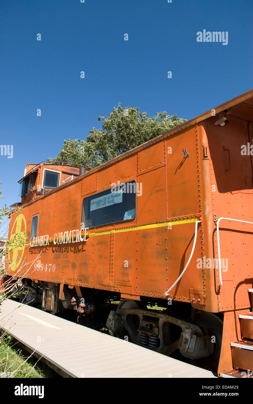 Camera di Commercio di Boise City Oklahoma USA Foto Stock