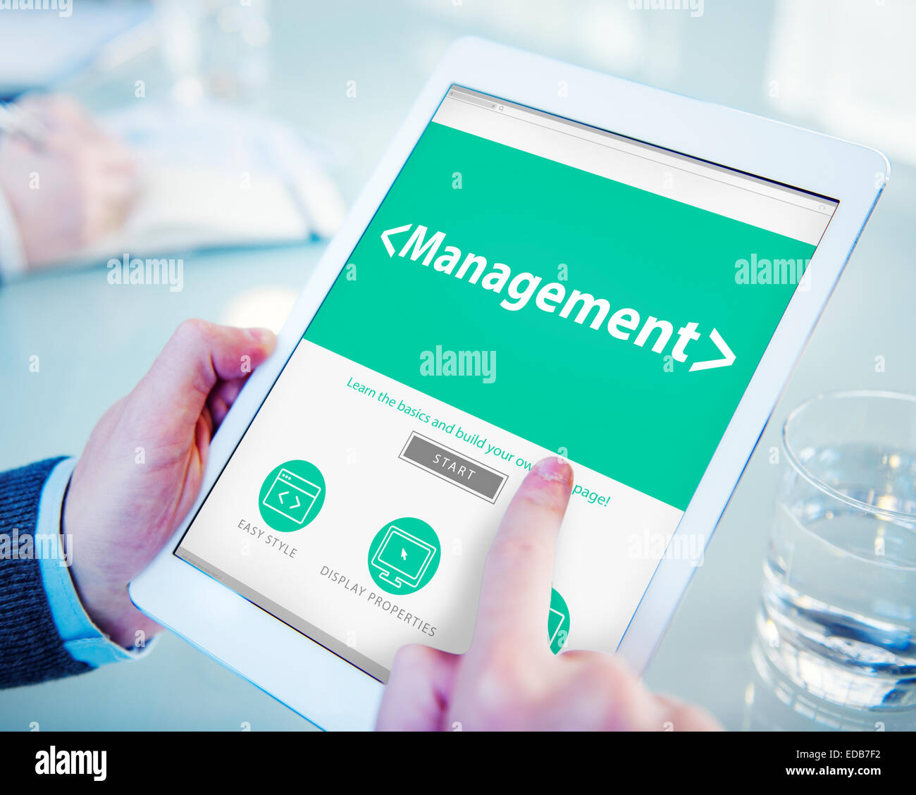 Pianificazione di gestione leader Manager i concetti di organizzazione Foto Stock