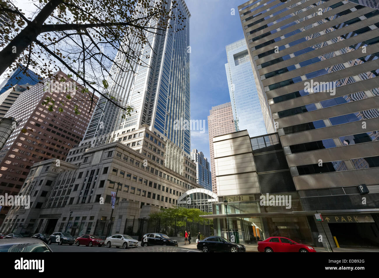 Edifici per uffici, Philadelphia, Pennsylvania Foto Stock